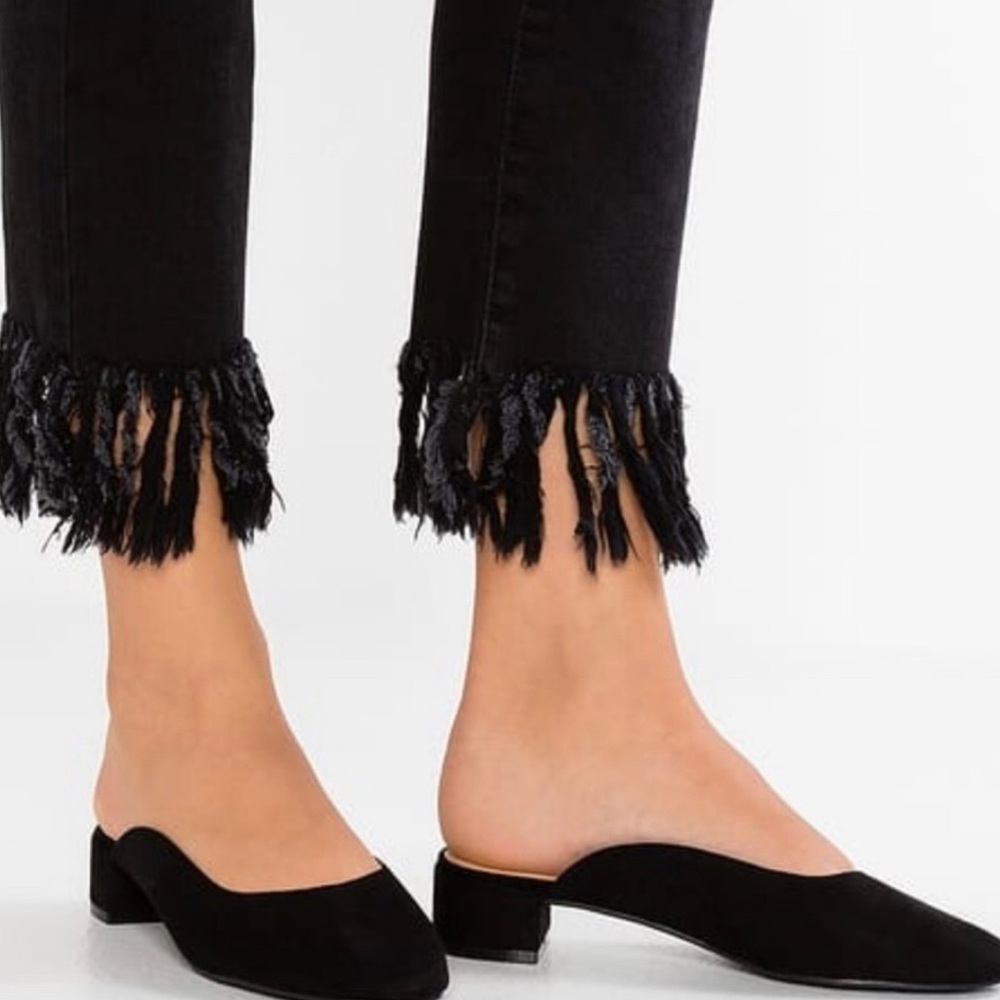 NWT, Top Shop Georgia Suede Mules, 5.5